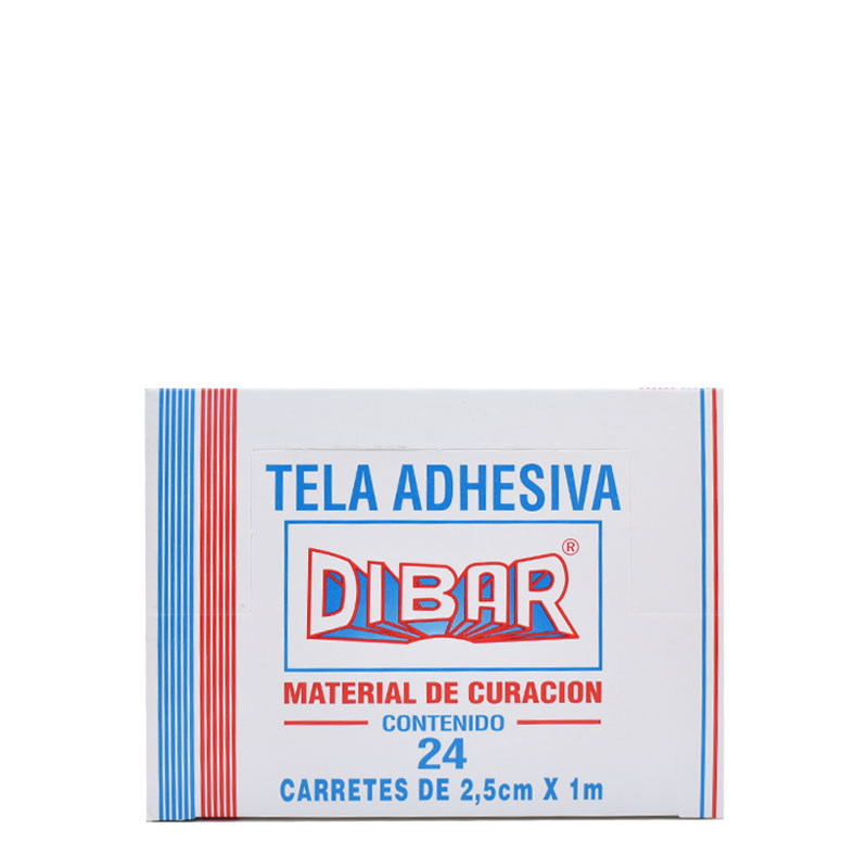 Tela Adhesiva DIBAR #2 de 2.5 cm x 1 m